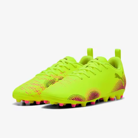 Puma genuine FUTURE 8 PU Kids MG Short Spike Fashion Soccer Shoes 108393-03