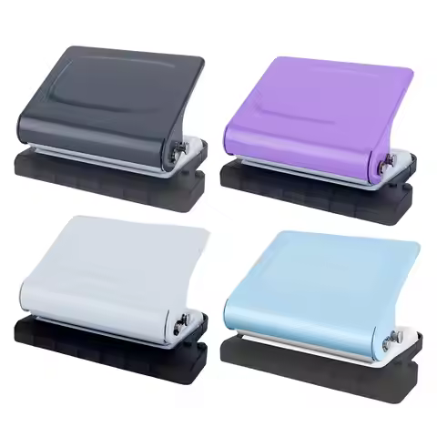 10 Hole Punch Handheld Reusable Mini Paper Punch for Crafting Binder Office