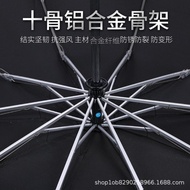 PANN 77cm Fully Automatic Reverse Reflective Strip Sunny Umbrella Folding Men Women Business Umbrell
