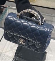 Chanel mini classic flap with handle