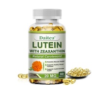 Natural Eye Health Vitamins with Carotene Zeaxanthin Lutein - Macular Support Supplement