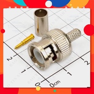 [5 Pieces]- BNC-RG58 BNC Male Connector Straight Wire TechPart Viet TechPart Viet TechPart Viet