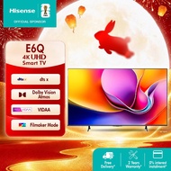 Hisense 43-75 inch 4K UHD Dual Band WiFi Voice Control Smart TV/ Dolby Vision/AI 4K- E6Q