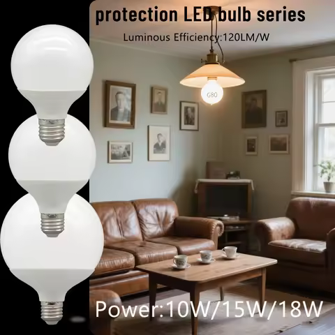 2pcs LED Bulbs 18W 15W 10W E27 G80 G95 G120 Energy Saving Global Light Lampada Ampoule LED Light Bul