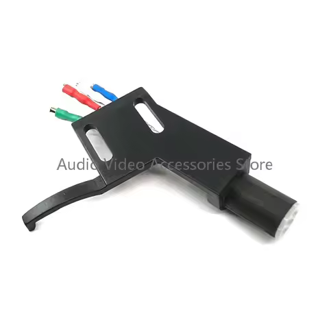 Turntable Cartridge Stylus Headshell Silver Thread Line 7 Holes For Philips Onkyo Marantz Denon LP V