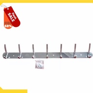 Wall-mounted clothes hanger with 7 tabs, 9 tabs, thick stainless steel, genuine vinataba product