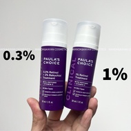 💖5500+好評包順豐‼️美國 paulas choice 寶拉珍選 0.3% / 1% 視黃醇 1%A醇逆齡精華乳  a醇 retionl 30ml。1% Retinol Treatment WIT