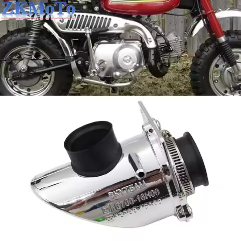 38mm Chrome Air Filter For Honda Monkey Z50 Z50R Z50J Z50A Gorilla Bike Retro 50cc 110cc 125cc Skyte