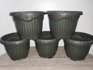 (5 pieces per order) big round pots for plants 22x17 cm - paso - indoor &amp; outdoor garden plant pot