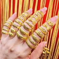 แหวนทองคำแท้ น้ำหนัก 1 กรัม ทางร้านจัดสุ่ม ลายสวยๆให้จร้า เลือกSIze ได้อย่างเดียวค่ะ