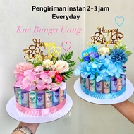 MONEY CAKE KUE UANG ULANG TAHUN | Birthday cake | kue uang ultah |