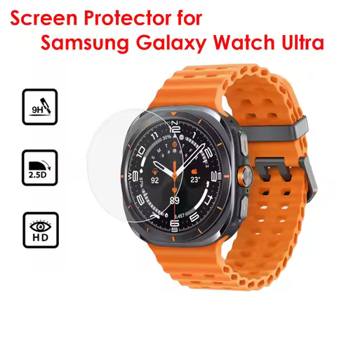 2PCS Tempered Glass Screen Protector for Samsung Galaxy Watch Ultra 47mm SM-L705 fit Galaxy Watch Ul