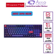 AKKO 3098 NEON Mechanical Keyboard AKKO 3098 NEON Mechanical Keyboard (USB Type c/ Led Rainbow/ ASA 
