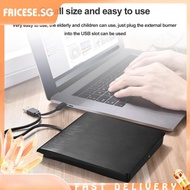 [fricese.sg] 6 In 1 CD Burner Writer USB3.0 Type-C CD/DVD Bluray Player for Laptop Desktop PC