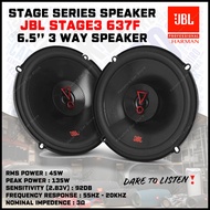 π Original JBL Stage3 637F 6-1/2" 3 Way Coaxial Car Speaker 45W RMS Power 135W Peak Power Car Audio