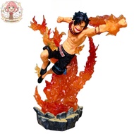 One Piece ACE model fzero super version 18cm tall, rare item with sharp details, one piece figure