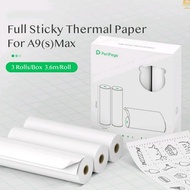 STICKER PERIPAGE A9 MAX ORIGINAL 107x30mm 107 x 30 mm label receipt online shop thermal