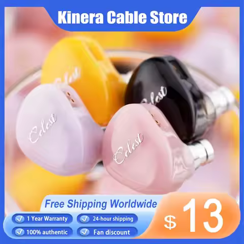 Kinera Celest RUE In-Ear Monitor Earphone Earbuds Headphone Stereo Bass IEM Music Gaming With Microp