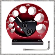 (DGHV) 8-Holes Dowel Maker Jig Kit 8mm-20mm Woodworking Electric Drill Milling Dowel Round Rod Auxil