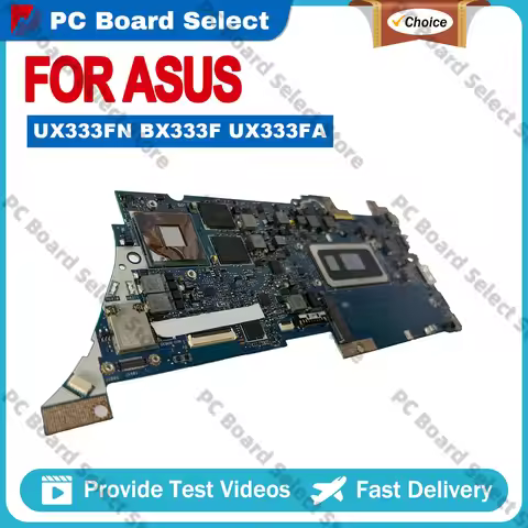 UX333FN UX333F Laptop Motherboard For ASUS ZenBook BX333F U3300F RX333F UX333FN Mainboard With I3 I5