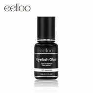eelloo Eyelash Extension Glue 0.5s Fast Dry 50-70 Days Retention Lash Adhesive False Lash Bonder Fak