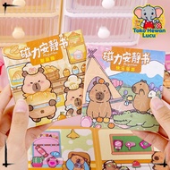 DIY Magnetic Sticker Book Magnet Quiet Books Magnetic Sticker Books Educational Toy Book Suction Edu