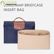 SUVE 1Pcs Linner Bag, Felt Portable Insert Bag, Durable Travel with Zipper Storage Bags Bag Organizer for Longchamp LE PLIAGE CLUB Briefcase S