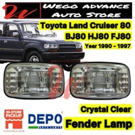 Toyota Land Cruiser 80 Series BJ80 FJ80 HJ80 Crystal Fender Signal Side Lamp New 1 Pair