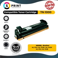 Compatible TN-1000 Laser Toner Cartridge For Use In Brother HL-1110 / HL-1110E / HL-1110R / HL-1112 