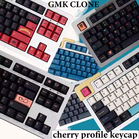 Large Set Keycaps DYE-SUB GMK Clones EVA Striker PBT Keycap Cherry Profile 2U Shift For tm680 Mechan