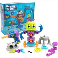 Design & Drill Robot Workshop｜兒童工具箱 STEM 學習玩具｜附電動螺絲批｜3歲以上
