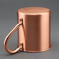 450ML Copper Mug Water Cup Cup Straight Body Curling Cup Bar Cocktail Glass Beer Mug
