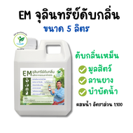 ส่งฟรี 5 ลิตร EM จุลินทรีย์ดับกลิ่น ตราน้ำใส ขนาด 5ลิตร ราคาพิเศษ