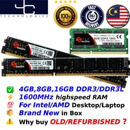 [NEW] SANITER Desktop Laptop Value RAM 4GB, 8GB DDR3 1600MHz Memory (for Intel/AMD)