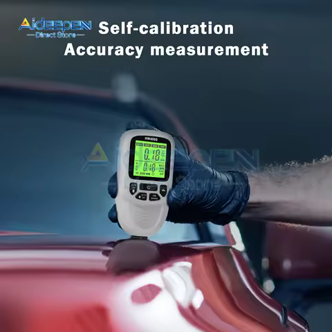 HW-400/HW-400S Car Paint Film Automatic Thickness Gauge 0-2000UM Fe & NFe Coating Thickness Tester M