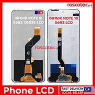 DISPLAY For INFINIX Note 8i Note 10 X683 X683B X693 INFINIX Note8 i Note10 LCD TOUCH SCREEN DIGITIZER REPLACEMENT Part