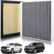 FA1883 Engine and Cabin Air Filter Set Fit for Ford Expedition (2018-2024) F-150 2.7L 3.0L 3.3L 3.5L