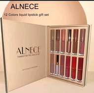 (12pcs)lipstik alnece lipmatte set  lipsglaze  non stock