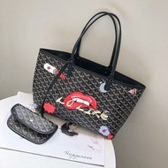 Goyard กระเป๋า Dongdaemun กระเป๋าโพนี่ผู้หญิงรุ่นใหม่20ยี่สิบเอ็ดกระเป๋าตะกร้าผักแบบพกพากระเป๋าช้อปปิ้งกระเป๋าสะพาย