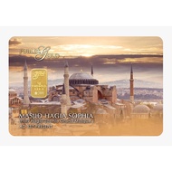 Public Gold Bullion Bar PG 1g (Au 999.9) 24K - Masjid Hagia Sophia