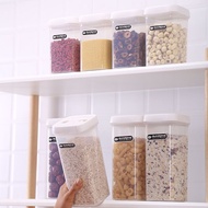 Cereal Dispenser Flour Storage Container Cookie Container Jar Plastic Rice Container 2kg Sugar Container Coffee Jar cny Cookies Container Kibbles Container Large Storage Tank