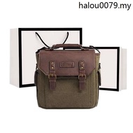 · Ck &amp; eq Digital Camera Bag Shoulder Crossbody Camera Bag 2024 Waterproof pu Canvas Slr Camera Bag