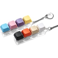 2 PCS Clicky Keyboard Fidget, Loud Fidget Keyboard for Relief Your Stress, Tiny Keyboard Fidget Keyc