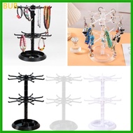 BUB Keychain Rack 2 Tire Spinner Display Holder Trinkets Jewelry Organizer Stand