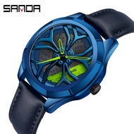 SANDA Hot Fashion Personality Runner Watch Cool Luxury Men's Charm Quartz Watch Leisure Sports Watch