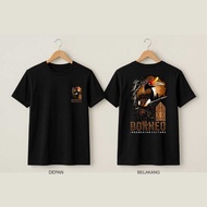 SKM BORNEO BIRD ADULT TOP DISTRO T-SHIRT, UNISEX T-SHIRT BORNEO DAYAK T-SHIRT/