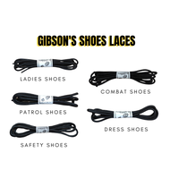 GIBSON 'S LACES FOR COMBAT BOOTS, CLARINO, PATROL, SAFETY SHOES AND LADIES SHOES