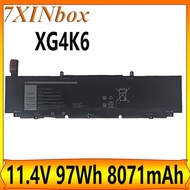 7XINbox XG4K6 01RR3 F8CPG 0F8CPG 11.4V 97Wh Laptop Battery For Dell XPS 17 9700 9710 Precision 5750 