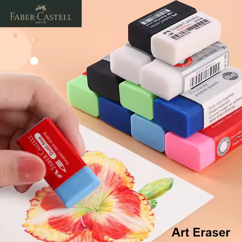 Faber-Castell Pencil Eraser 3/4/5pcs Specially Formulated for Art & Graphic Use Dust Free Excellent