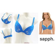 Women's Bra Thick Foam Wire SAPPH Full Cup Mix Lace Premium size 32B 32C 38D 40D Underwear / BH SP88